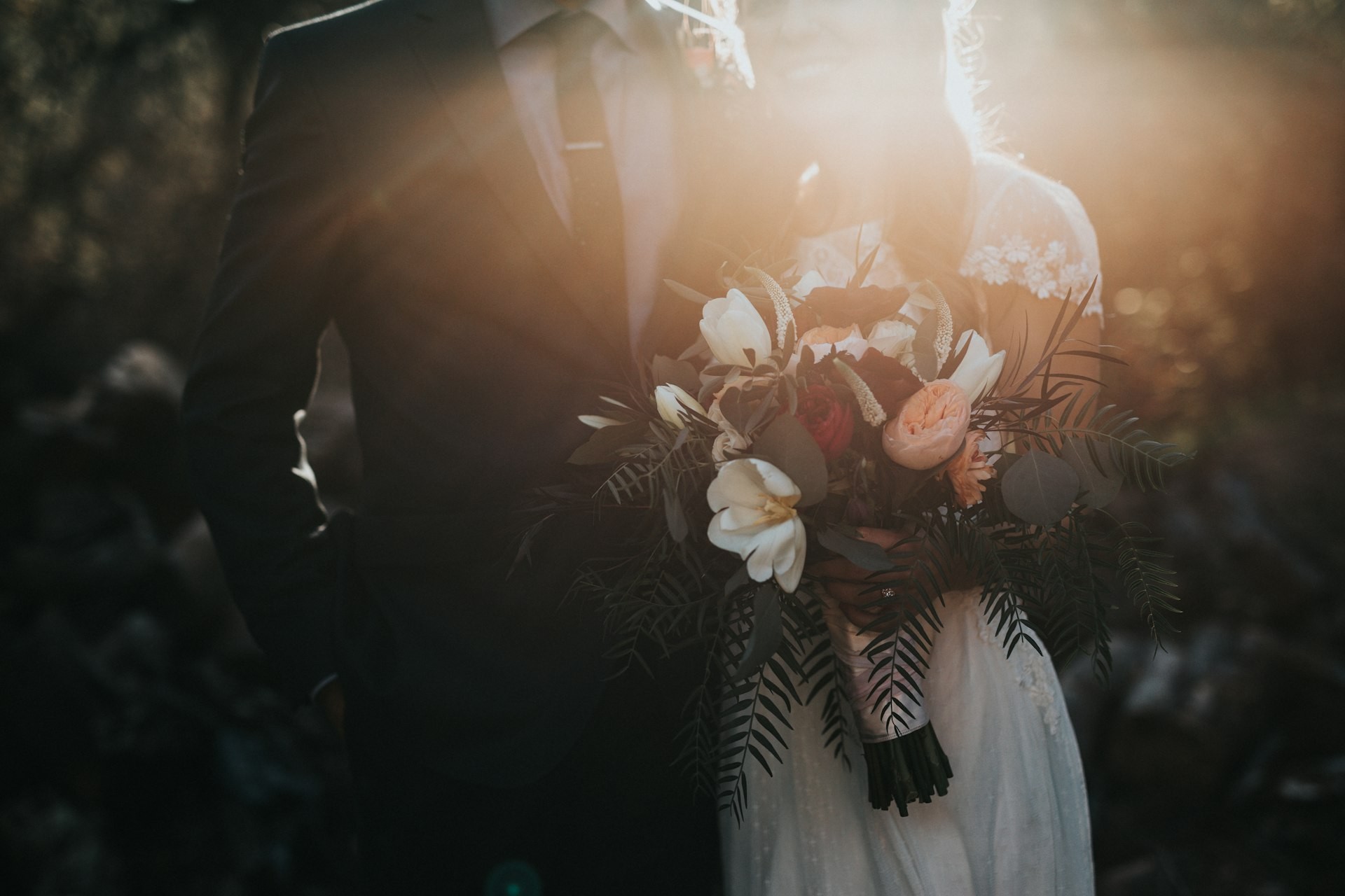 Destination wedding on beach